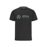 Mercedes AMG F1 Kinder T-shirt Logo Schwarz