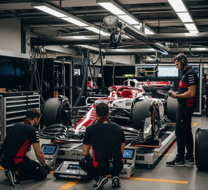 Wie viel wiegt ein F1-Auto?