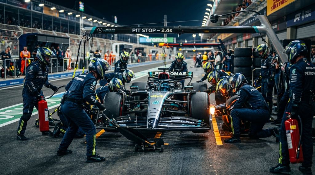 Die Kunst des F1-Boxenstopps: Wie Teams Reifenwechsel unter 2 Sekunden schaffen
