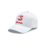 Ayrton Senna 2024 Baseballkappe Logo Weiß