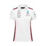 Mercedes AMG F1 Damen Polohemd Team Weiß