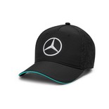 Schwarze Kinder-Baseballkappe vom Team Mercedes AMG F1 2024
