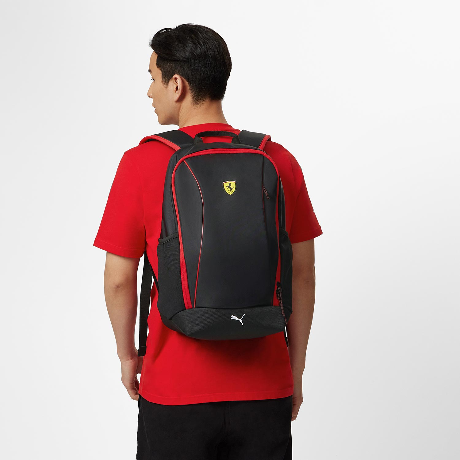 ferrari rucksack rot