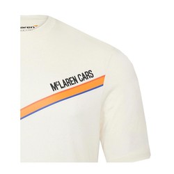 McLaren F1 Herren T-Shirt Triple Crown Ecru