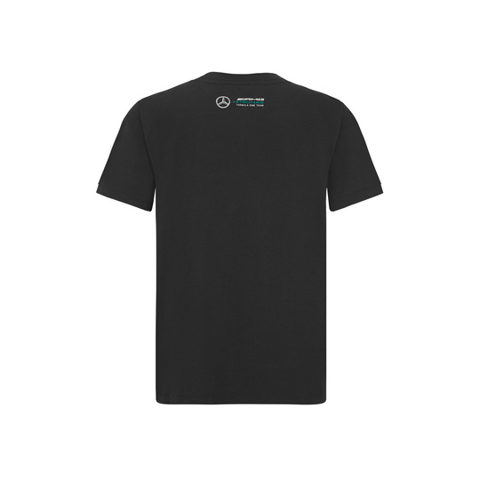 Mercedes AMG F1 2022 Kinder T-shirt Lewis 44 Schwarz