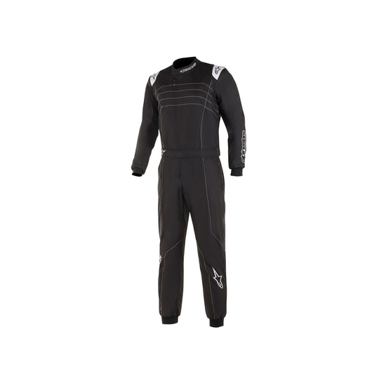 Alpinestars Kartanzug KMX-9 V3 schwarz/weiß (FIA)
