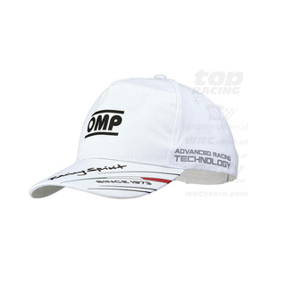 OMP Cap Racing Spirit weiß