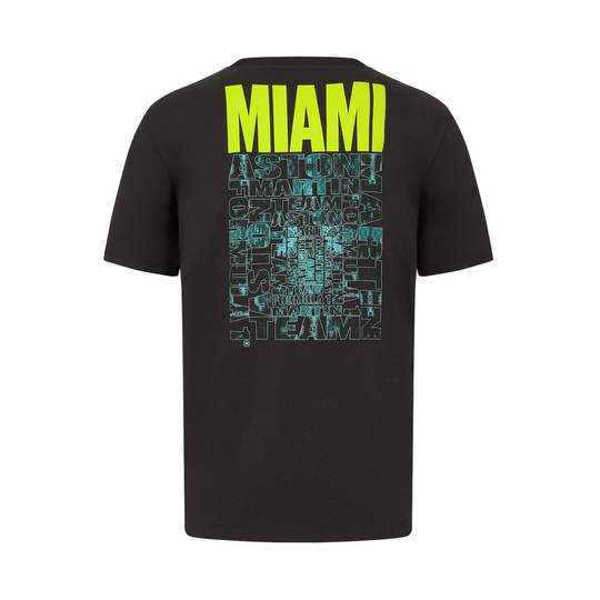 Aston Martin F1 T-Shirt Midnight Miami