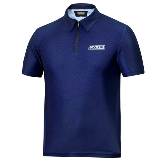 Sparco Herren Polohemd SL Polo Subly Dunkelblau