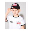 Rally Poland WRC Kinder-Cap Stripe schwarz