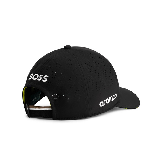 Aston Martin F1 2025 Herren Baseballkappe Team Schwarz