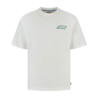 Formula 1 2025 Herren T-Shirt Legacy Graphic Weiß