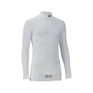 OMP Unterziehshirt mit Rollkragen Tecnica MY22 weiß (FIA)