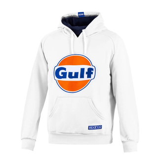 Sparco GULF Kapuzenpullover Herren Weiß