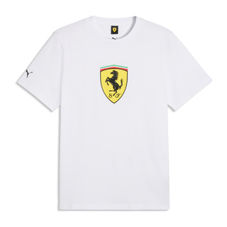 Scuderia Ferrari F1 2026 T-Shirt Large Logo weiß