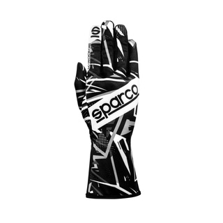 Sparco Karthandschuh K-ROOKIE Schwarz-Weiß