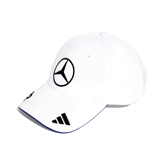 Mercedes AMG F1 2025 Herren Baseballkappe Antonelli Weiß