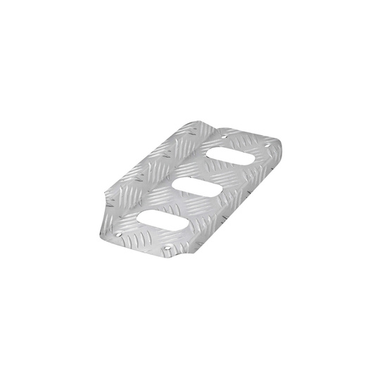 OMP Fahrerfußstütze links silber