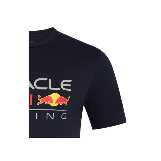 Red Bull Racing 2025 Kinder T-Shirt Front Logo Marineblau