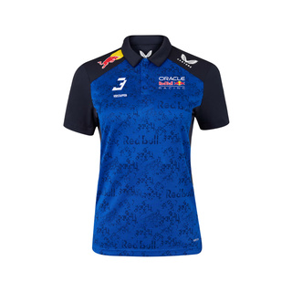 Red Bull Racing F1 2026 Damen Poloshirt Marineblau-Blau Max Verstappen