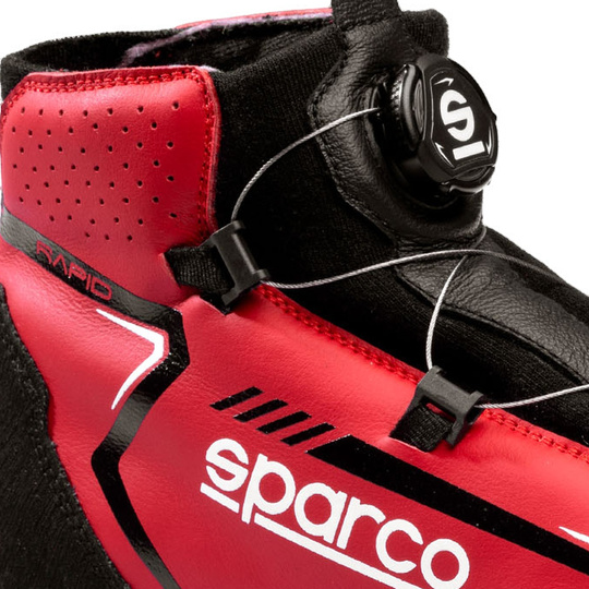 Sparco Schuhe Rapid Rotor rot (FIA)