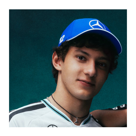 Mercedes AMG F1 2026 Kimi Antonelli Cap blau