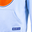 Sparco Kapuzenpullover Gulf hellblau
