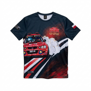 Leszek Kuzaj T-Shirt Kuzi Impreza WRC Cartoon