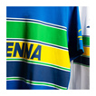 Ayrton Senna F1 2025 Herren T-Shirt Hashtag Blau