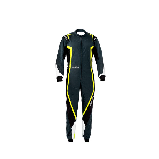 Sparco Kartanzug Kerb MY20 grau/gelb (CIK)