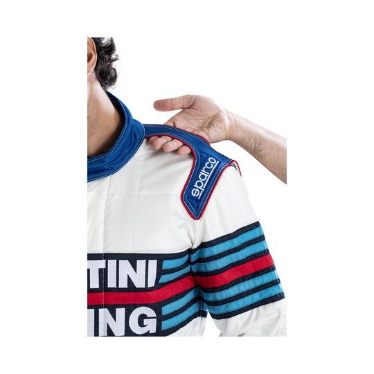 Sparco Rennoverall COMPETITION MARTINI RACING Blau (FIA)