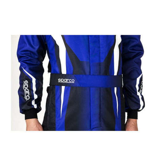 Sparco Kinder Kartoverall PRIME K 8877-2022 Blau/Weiß (FIA)