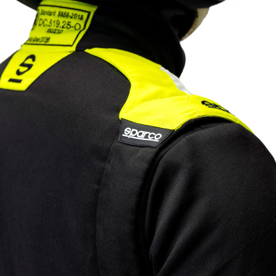 Sparco Rennanzug Sprint Advanced schwarz/gelb (FIA)