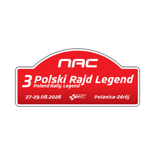 groß 3 Polski Rajd Legend Souvenir-Aufkleber 2026