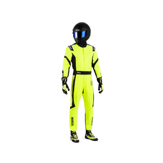Sparco Kinder-Kartanzug Thunder gelb (FIA)