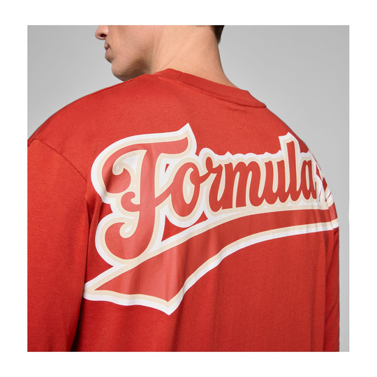 Formula 1 2025 Herren T-Shirt Heritage Logo Rot