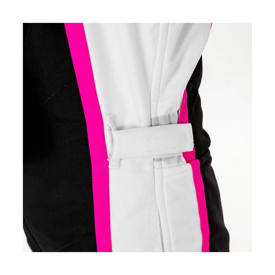 Sparco Kinder-Kartanzug Kerb MY20 schwarz/rosa (CIK)
