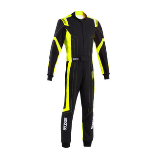 Sparco Kartoverall THUNDER Schwarz-Gelb (FIA)