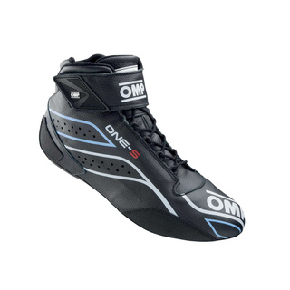 OMP Fahrerschuh ONE-S MY20 Schwarz (FIA homologation)