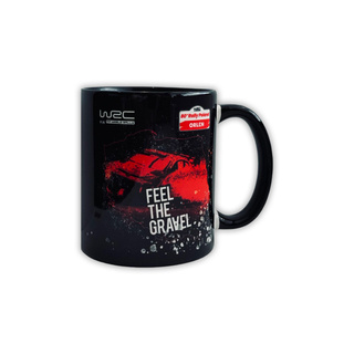 Rally Poland WRC Keramiktasse Map schwarz