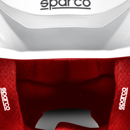 Sparco Helm Flux RJ-i weiß/rot (FIA)
