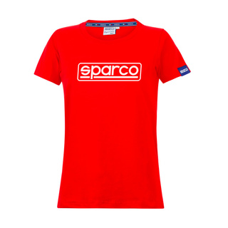 Sparco Damen T-shirt FRAME Rot