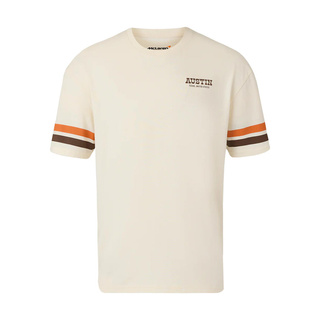 McLaren F1 2025 Herren T-Shirt Austin GP Beige
