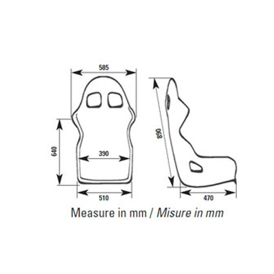 OMP Rennsitz TRS MY14 blau (Homologation FIA)