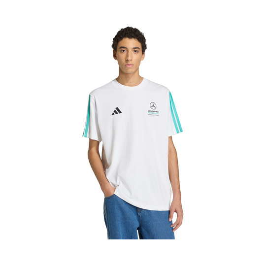 Mercedes AMG F1 2026 T-Shirt DNA Logo weiß