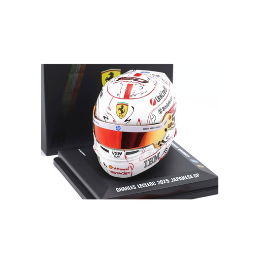Scuderia Ferrari Miniaturhelm 1:5 Charles Leclec Japan GP