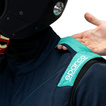 Sparco Rennanzug Sprint Advanced Asymetrical marineblau/grün (FIA)