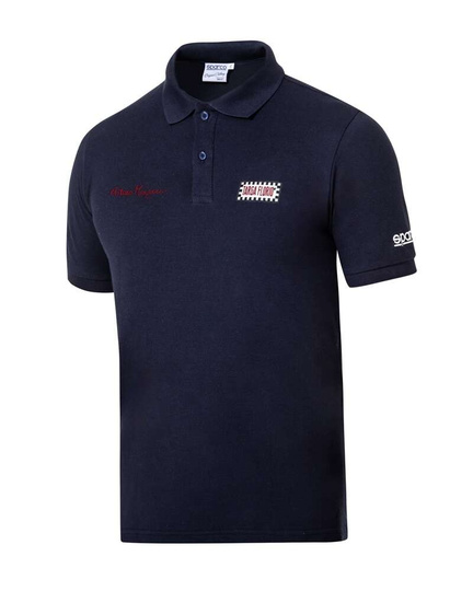 Sparco Poloshirt Targa Florio Merzario #AM2 marineblau