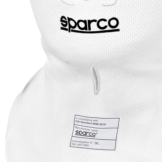 Sparco Kopfhaube Pista weiß (FIA)