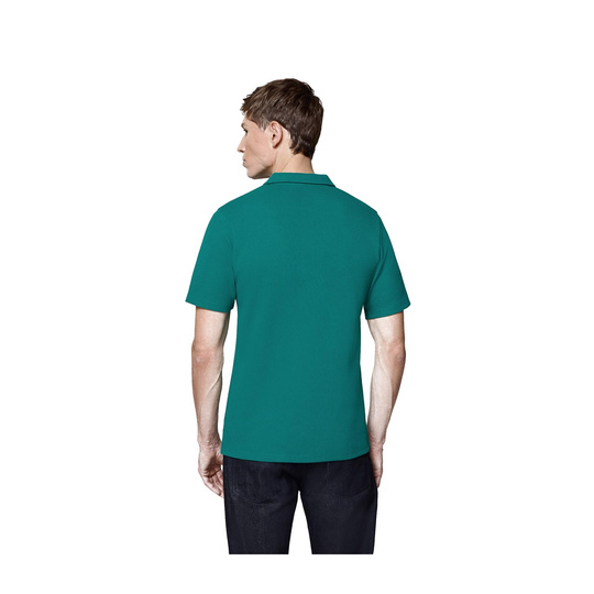 Aston Martin F1 2025 Herren Polo Tech Waffle Grün